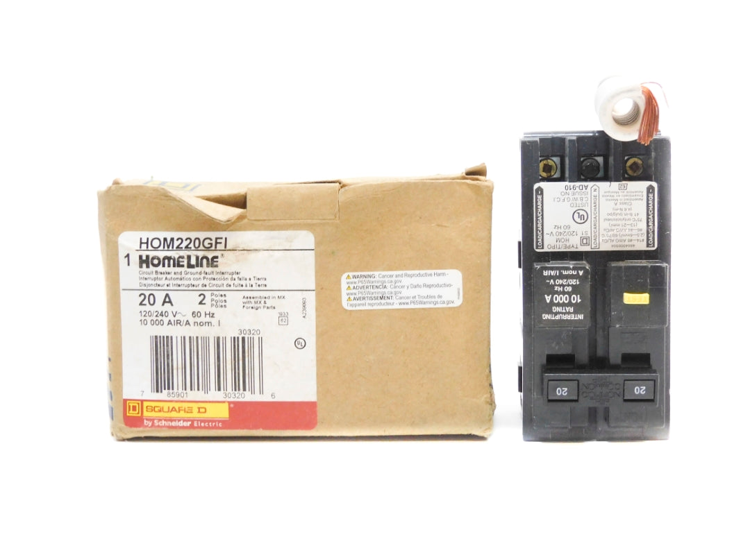 SQUARE D HOM220GFI 120/240V 20A  NSMP