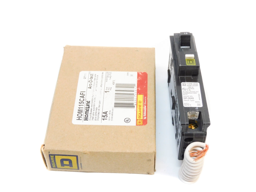 SQUARE D HOM115CAFI 15A 120V (AS PICTURED) NSMP