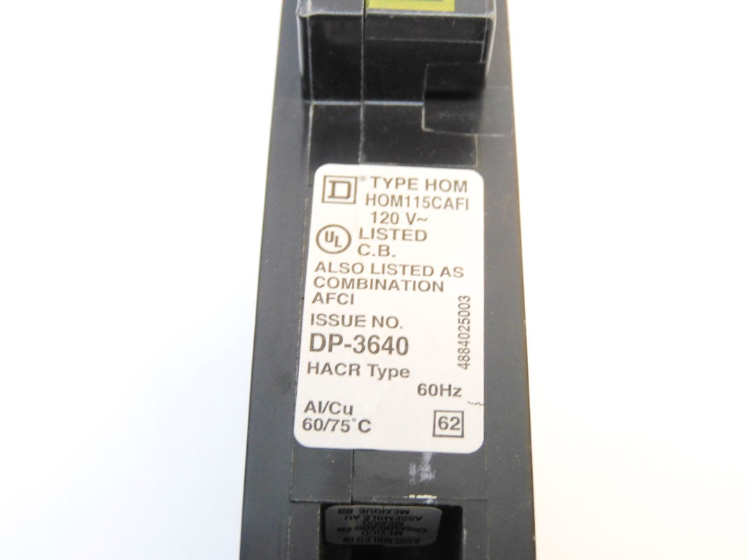 SQUARE D HOM115CAFI 15A 120V (AS PICTURED) NSMP