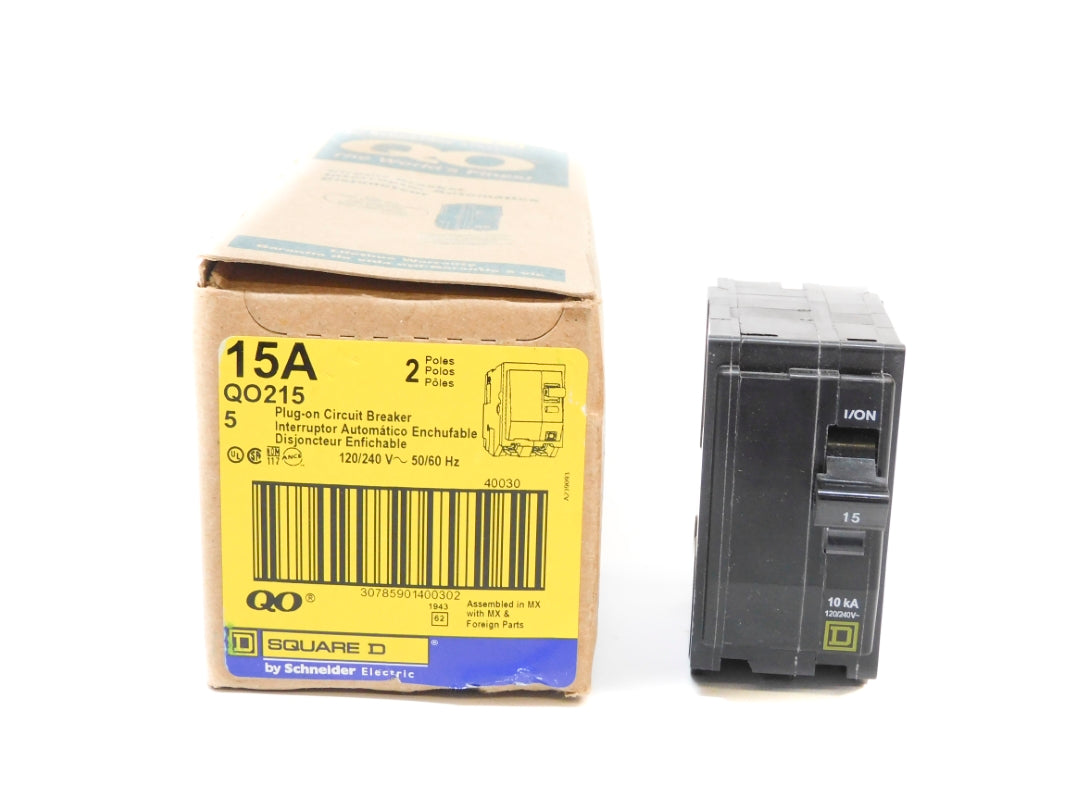 SQUARE D QO215 15A 120/240V (PKG OF 5) NSMP