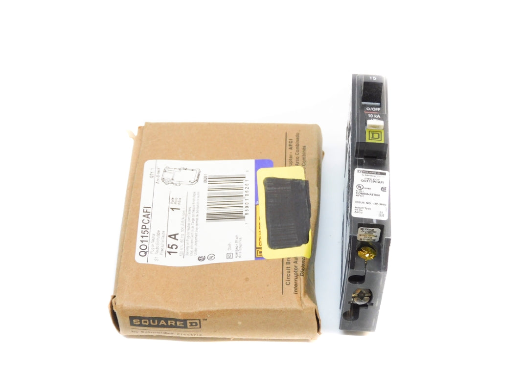 SQUARE D QO115PCAFI 120V 15A NSMP