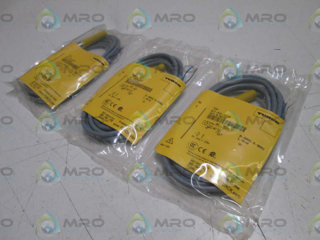 LOT OF 3 TURCK PROXIMITY SWITCH BI 2-S12-AZ31X *NEW IN FACTORY BAG*