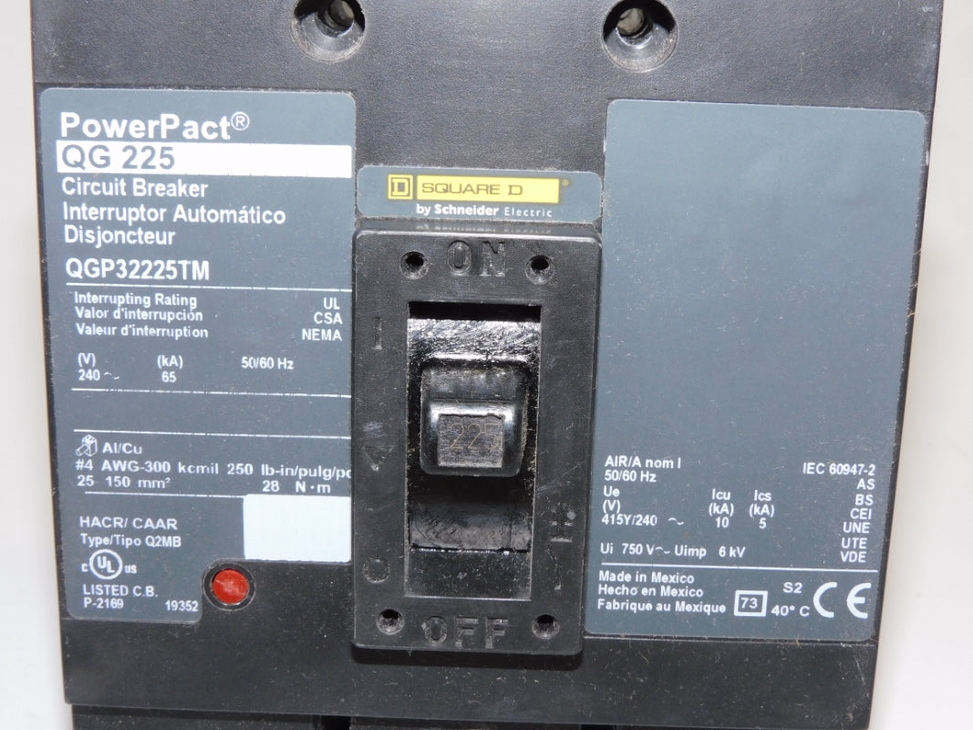 SQUARE D QGP32225TM 225A 240V NSMP