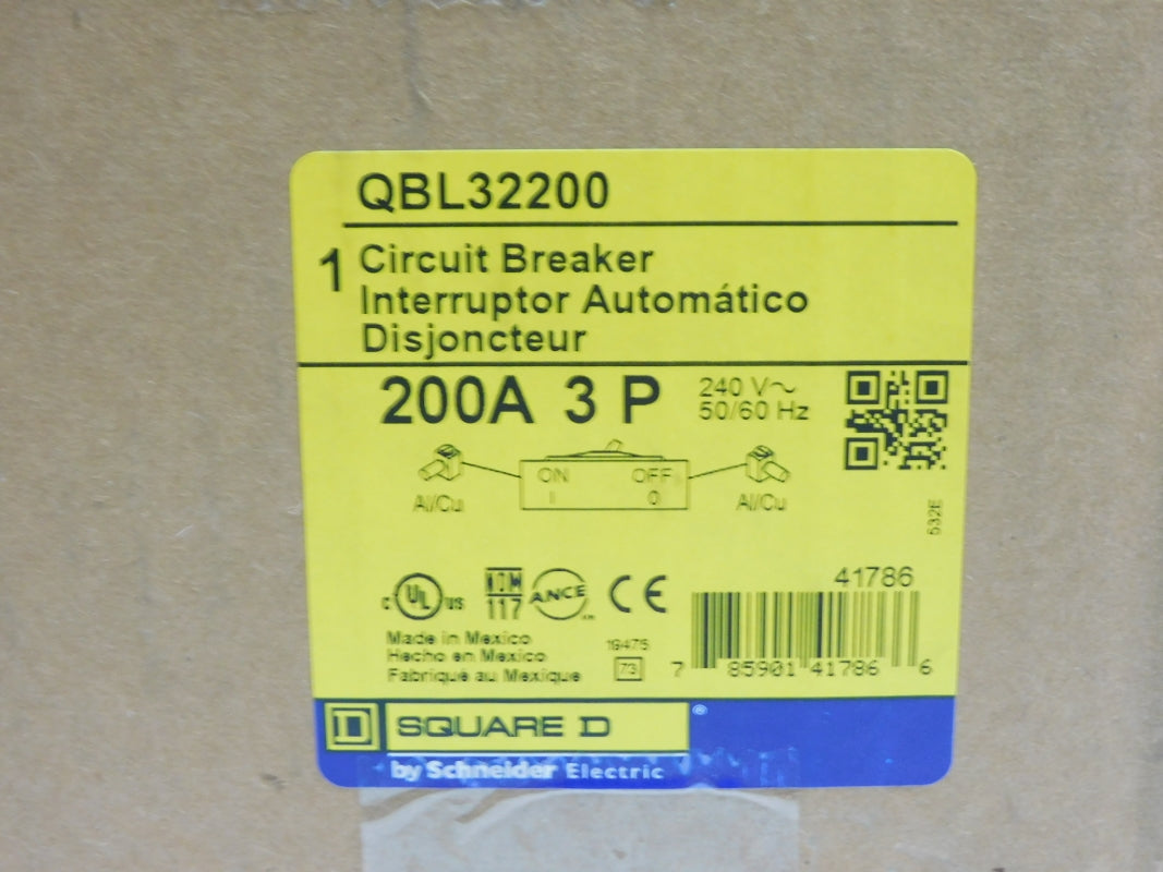 SQUARE D QBL32200 240V 200A NSMP