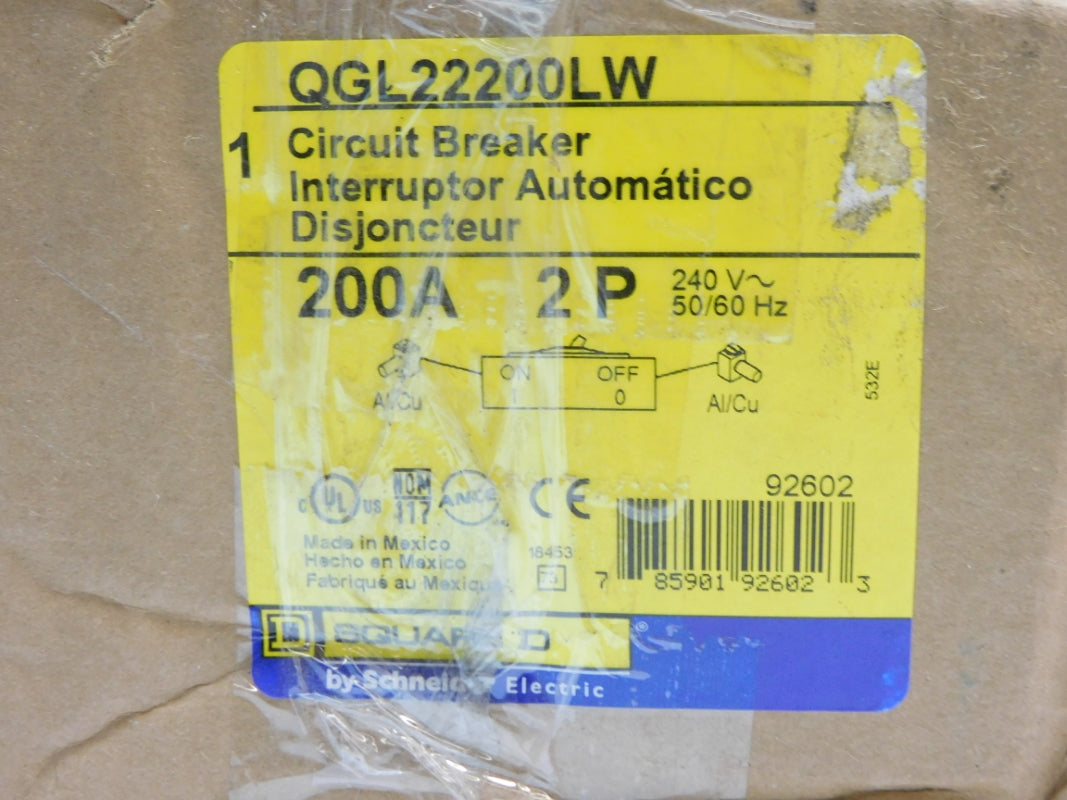 SQUARE D QGL22200LW 200A 240V NSMP