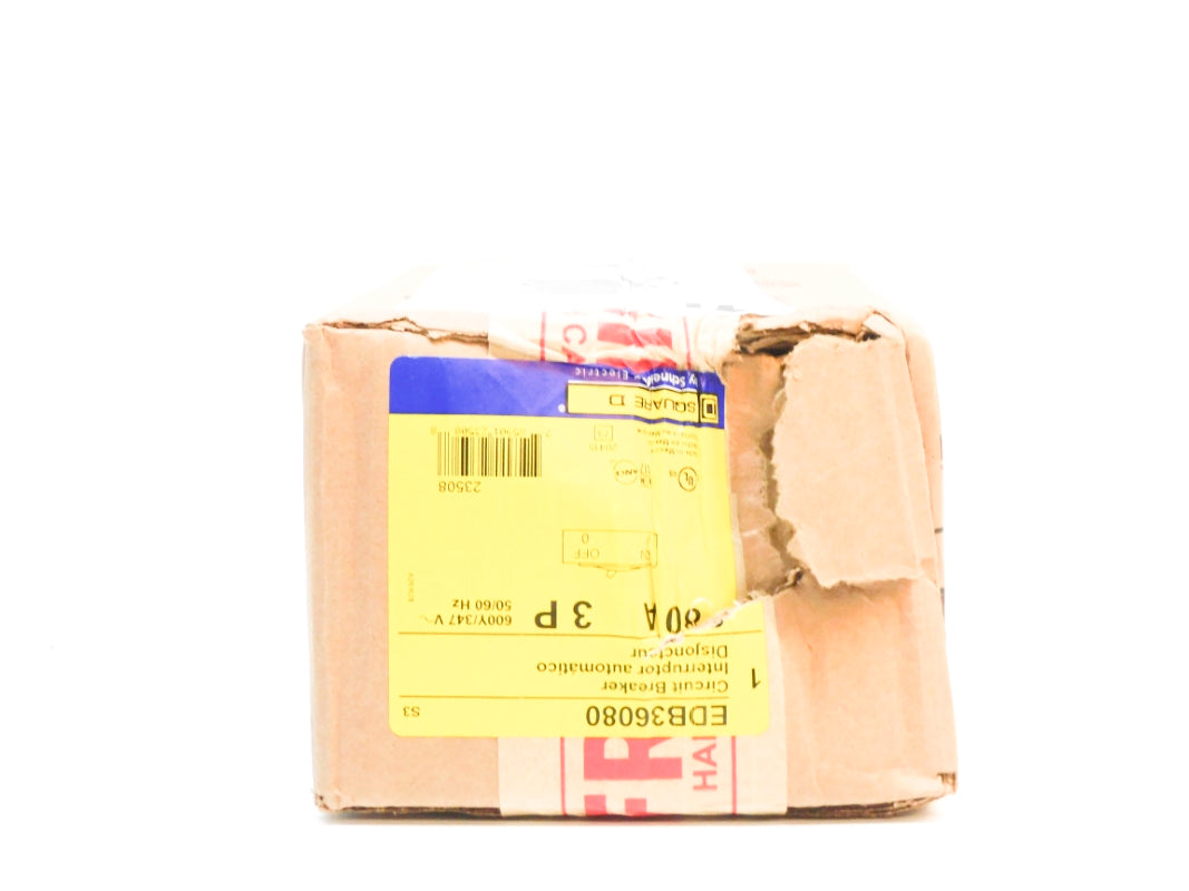 SQUARE D EDB36080 80A 600/347V NSFS