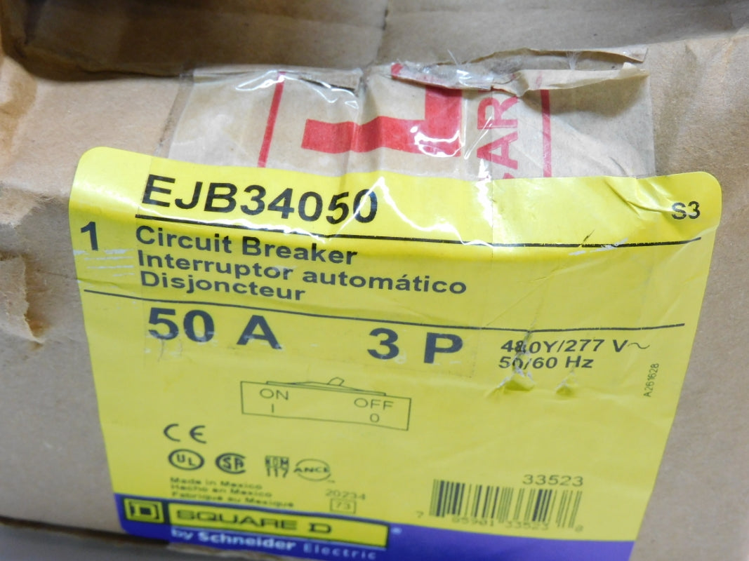 SQUARE D EJB34050 277V 50A  NSMP