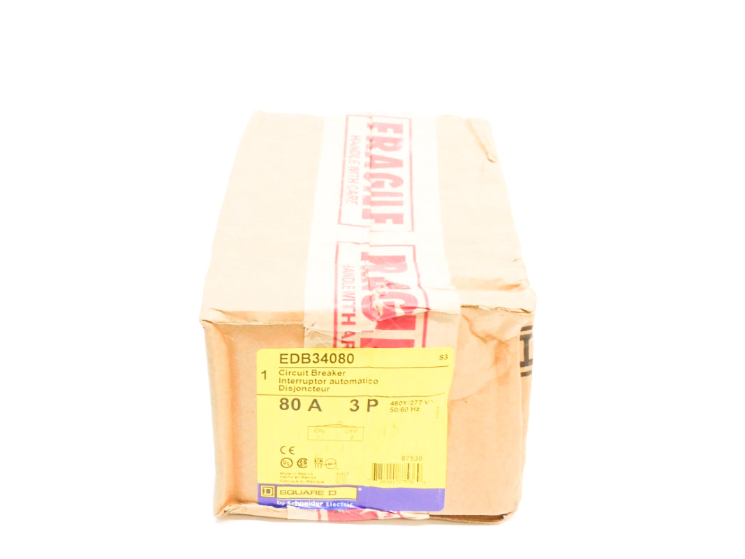 SQUARE D EDB34080 80A 480/277V NSFS