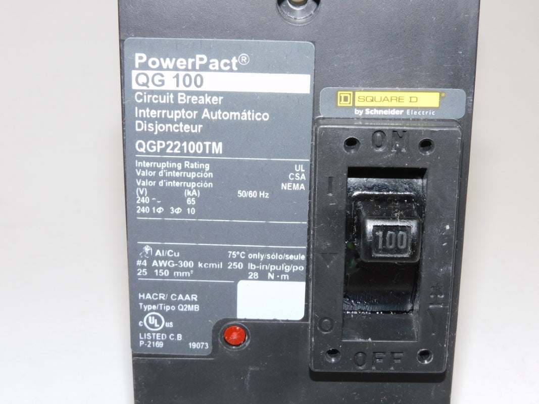 SQUARE D QGP22100TM 240V 100A NSMP