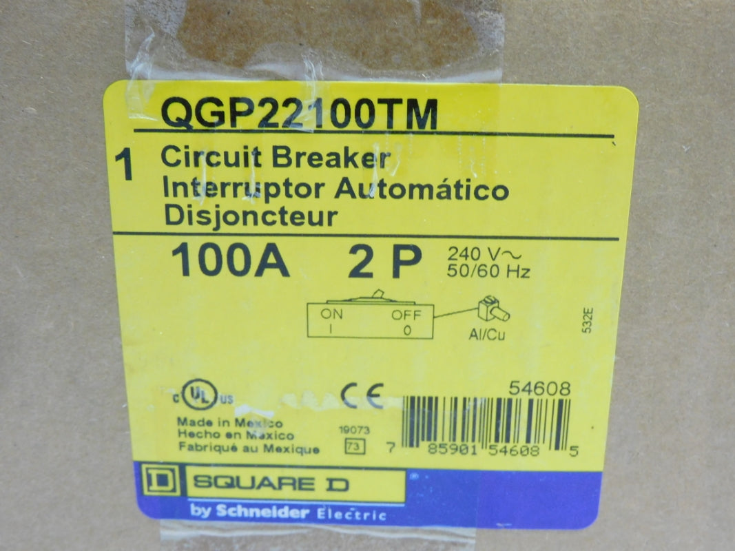 SQUARE D QGP22100TM 240V 100A NSMP