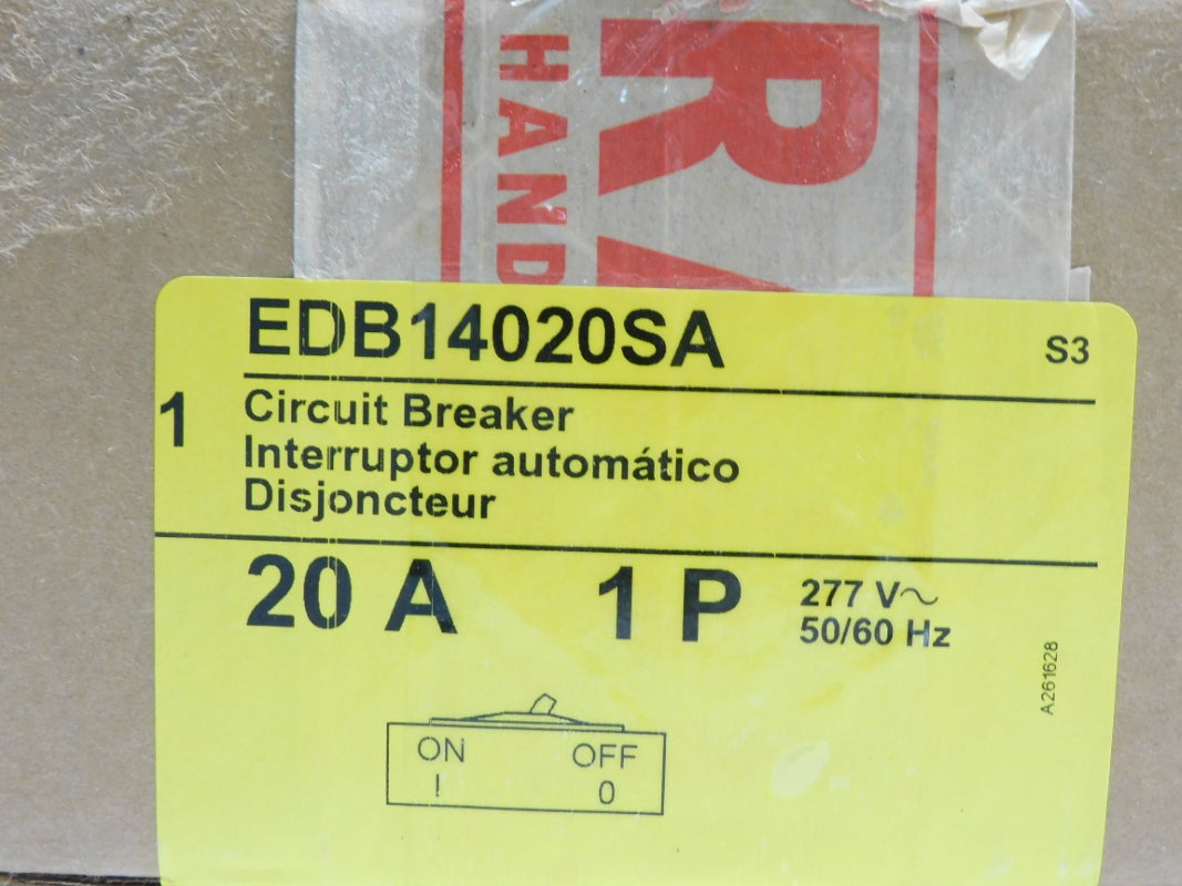 SQUARE D EDB14020SA 20A 277V NSMP