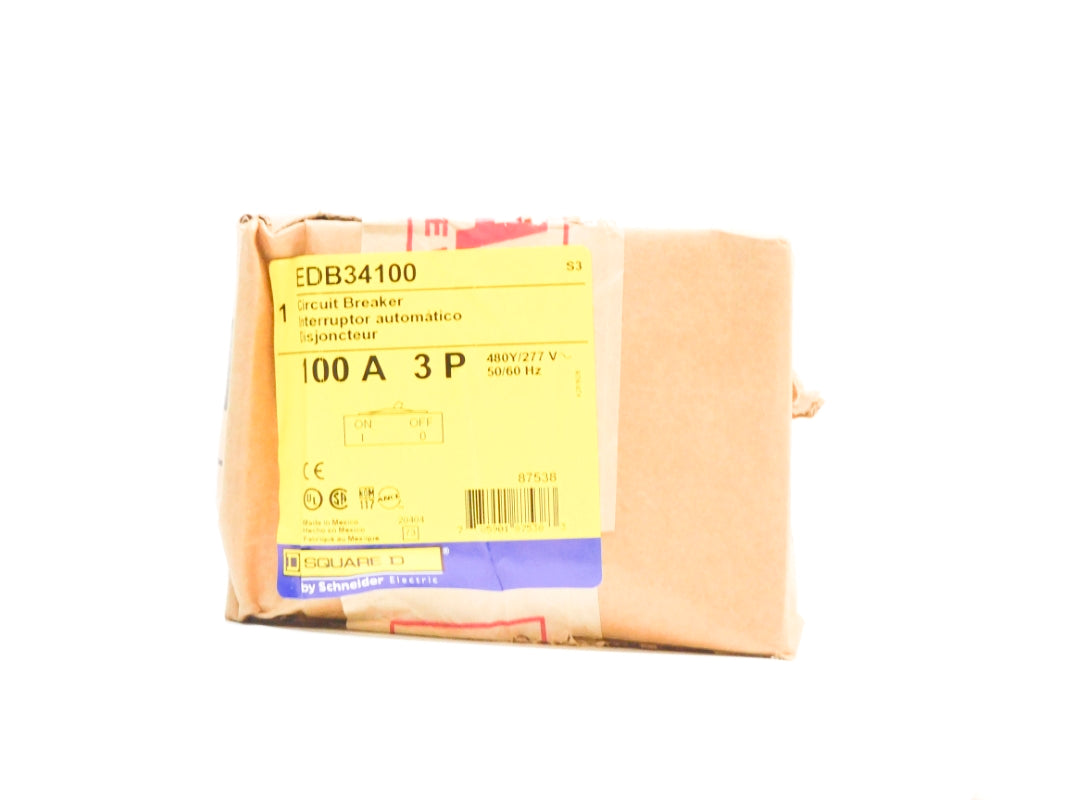 SQUARE D EDB34100 SER. 3 480V 100A NSFS