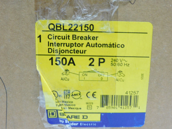 SQUARE D QBL22150 240V 150A NSMP