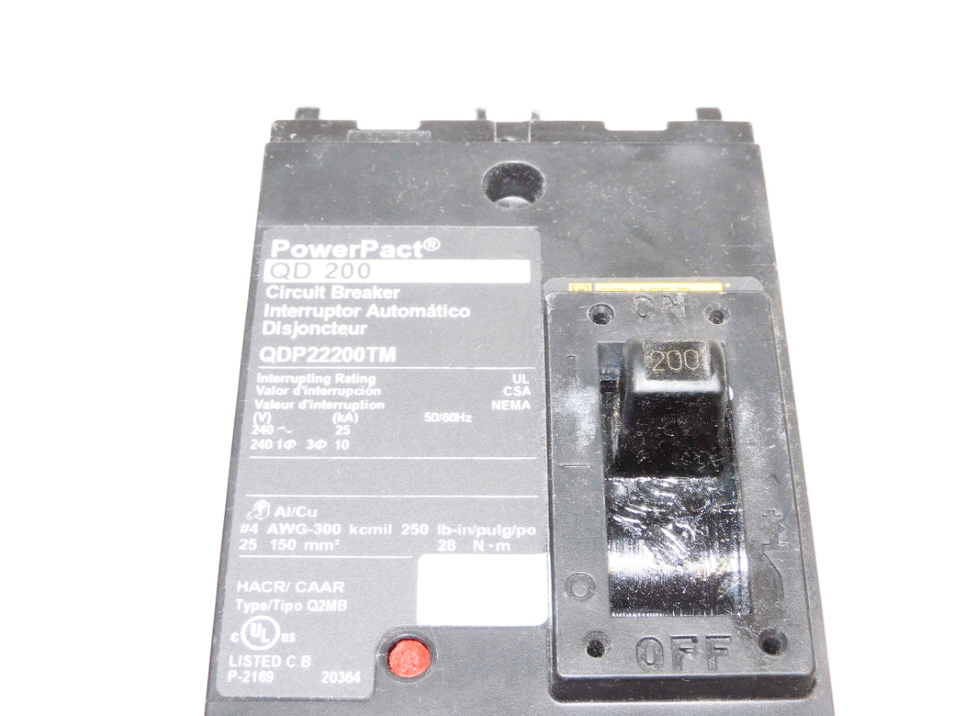SQUARE D QDP22200TM 240V 200A NSMP