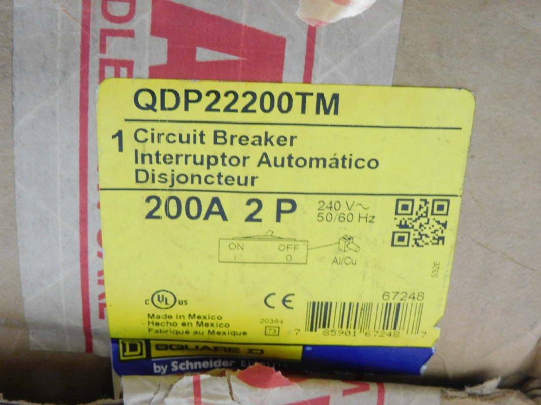 SQUARE D QDP22200TM 240V 200A NSMP