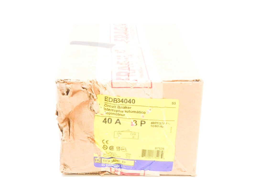 SQUARE D EDB34040 480/277V 40A NSFS