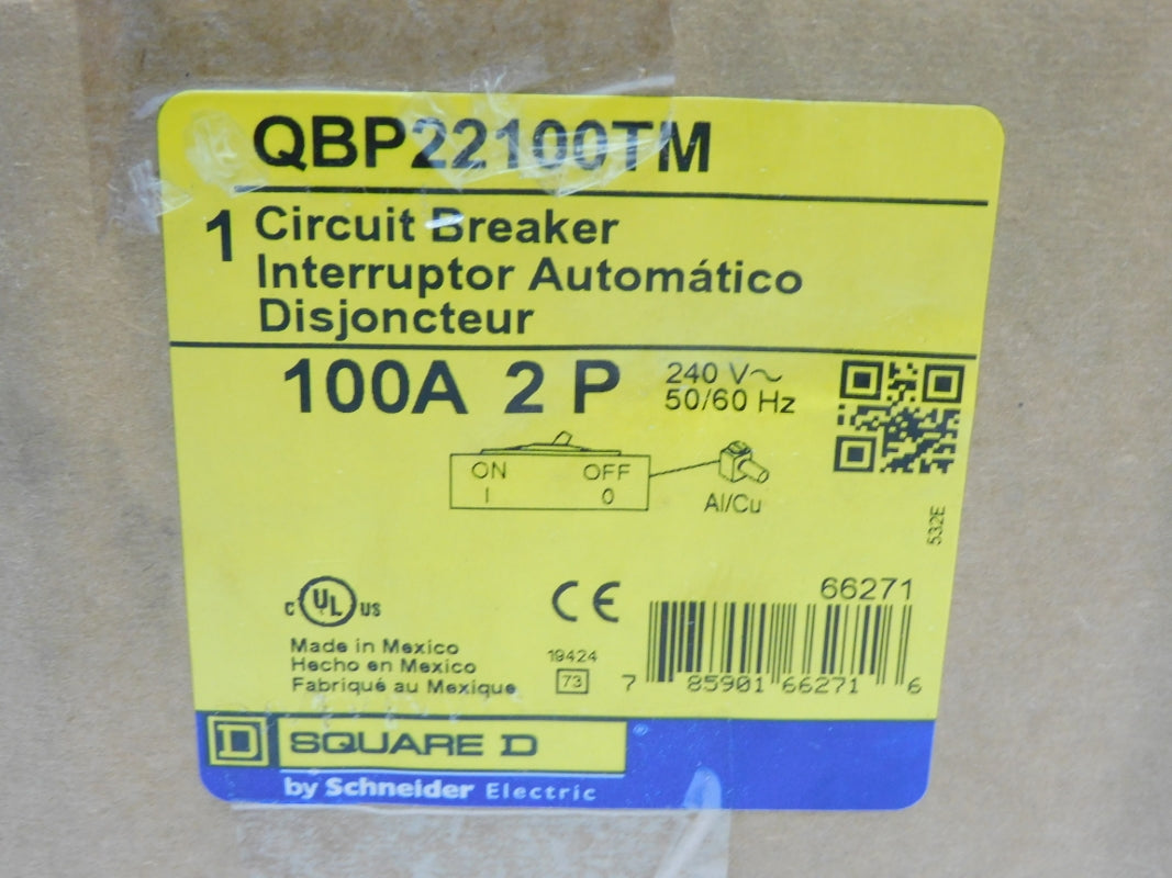 SQUARE D QBP22100TM 240V 100A NSMP