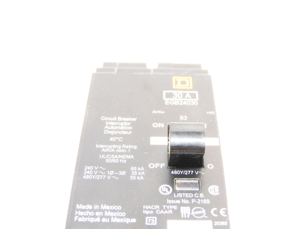SQUARE D EGB24030 277V 30A NSMP