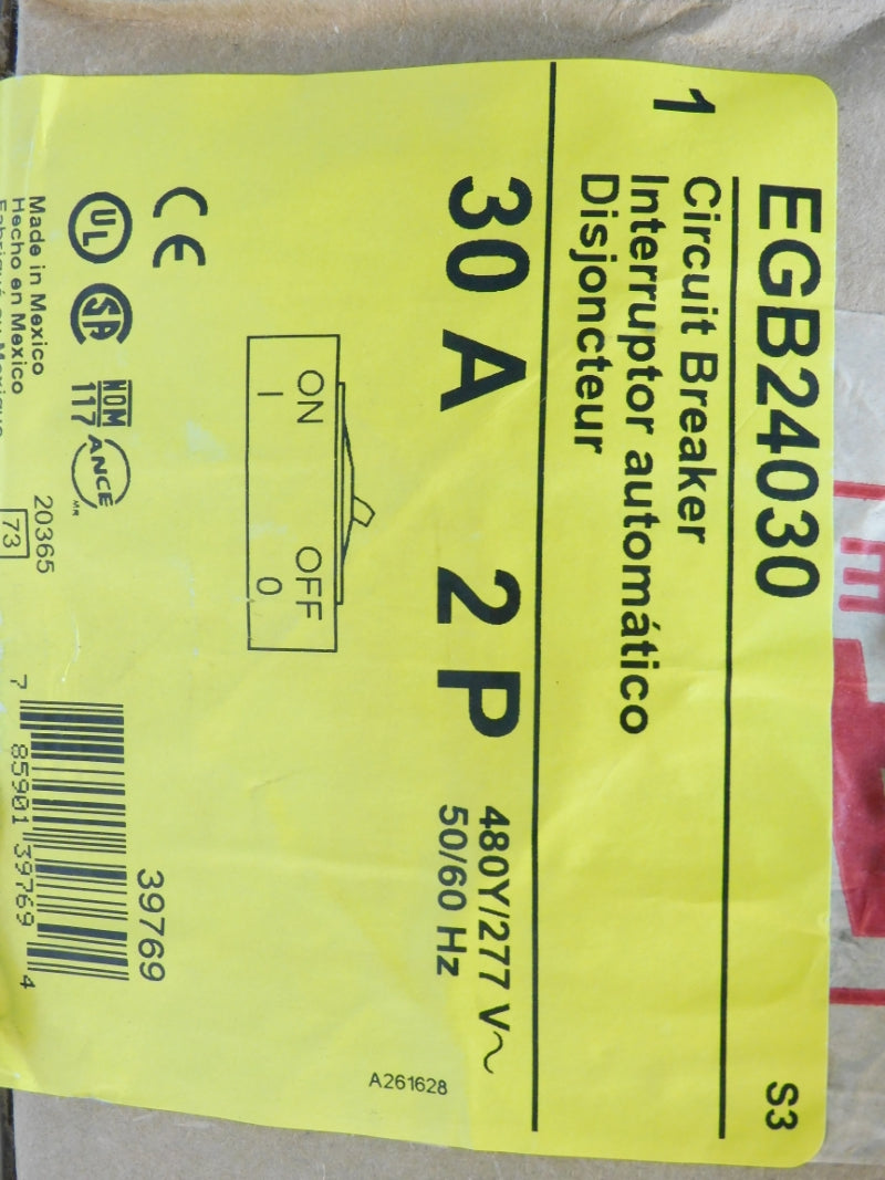 SQUARE D EGB24030 277V 30A NSMP