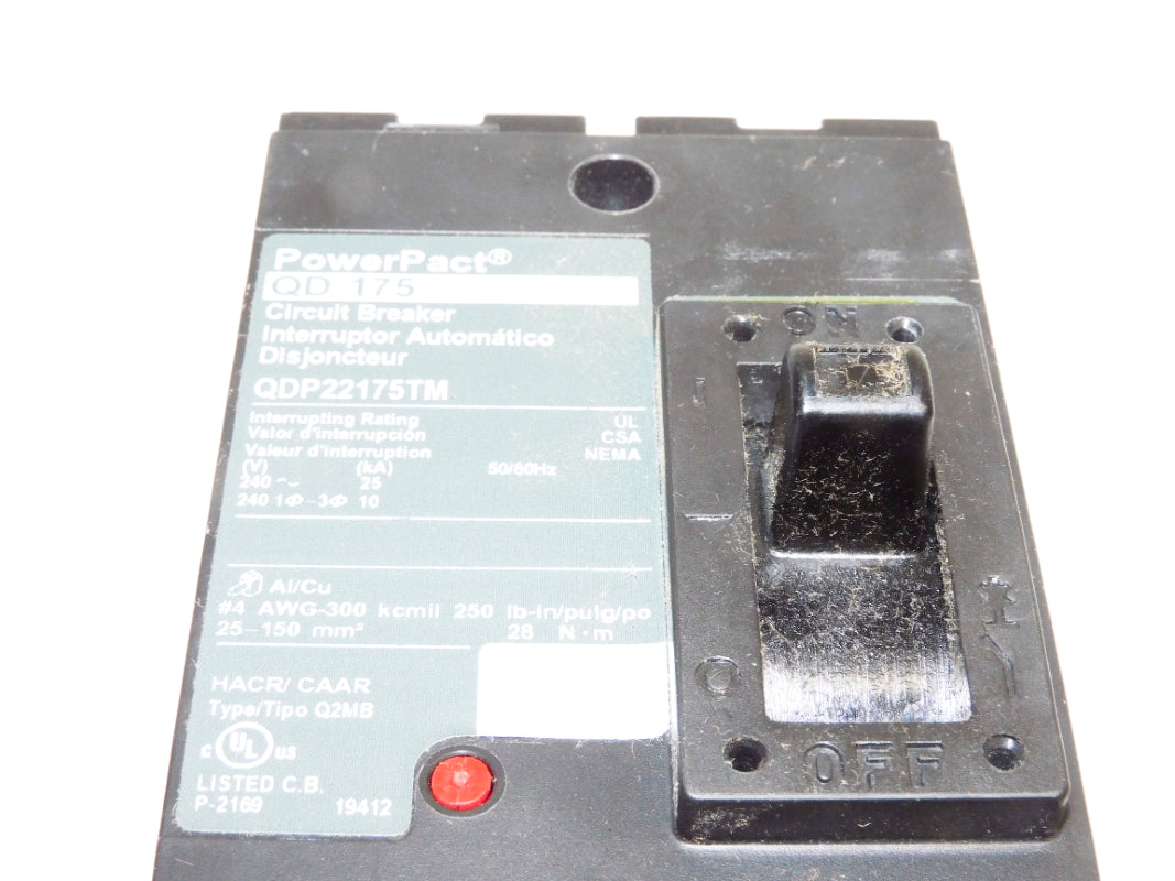 SQUARE D QDP22175TM 240V 175A NSMP