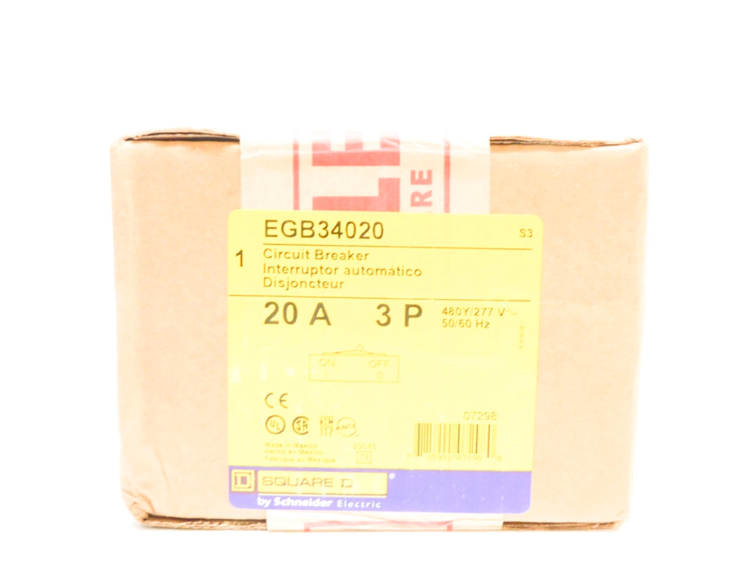 SQUARE D EGB34020 277V 20A NSFS