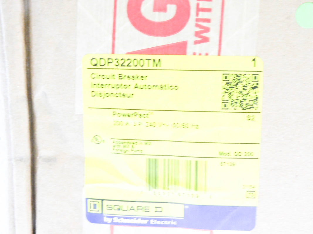 SQUARE D QDP32200TM 240V 200A NSFS