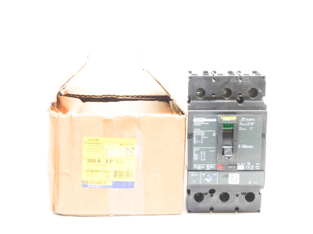 SQUARE D JGL36200 200A 600V (AS PICTURED) NSMP