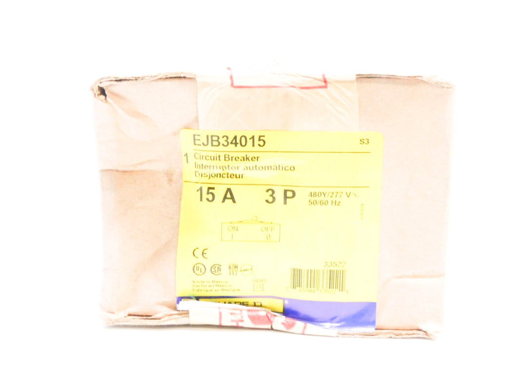 SQUARE D EJB34015 277V 15A NSFS
