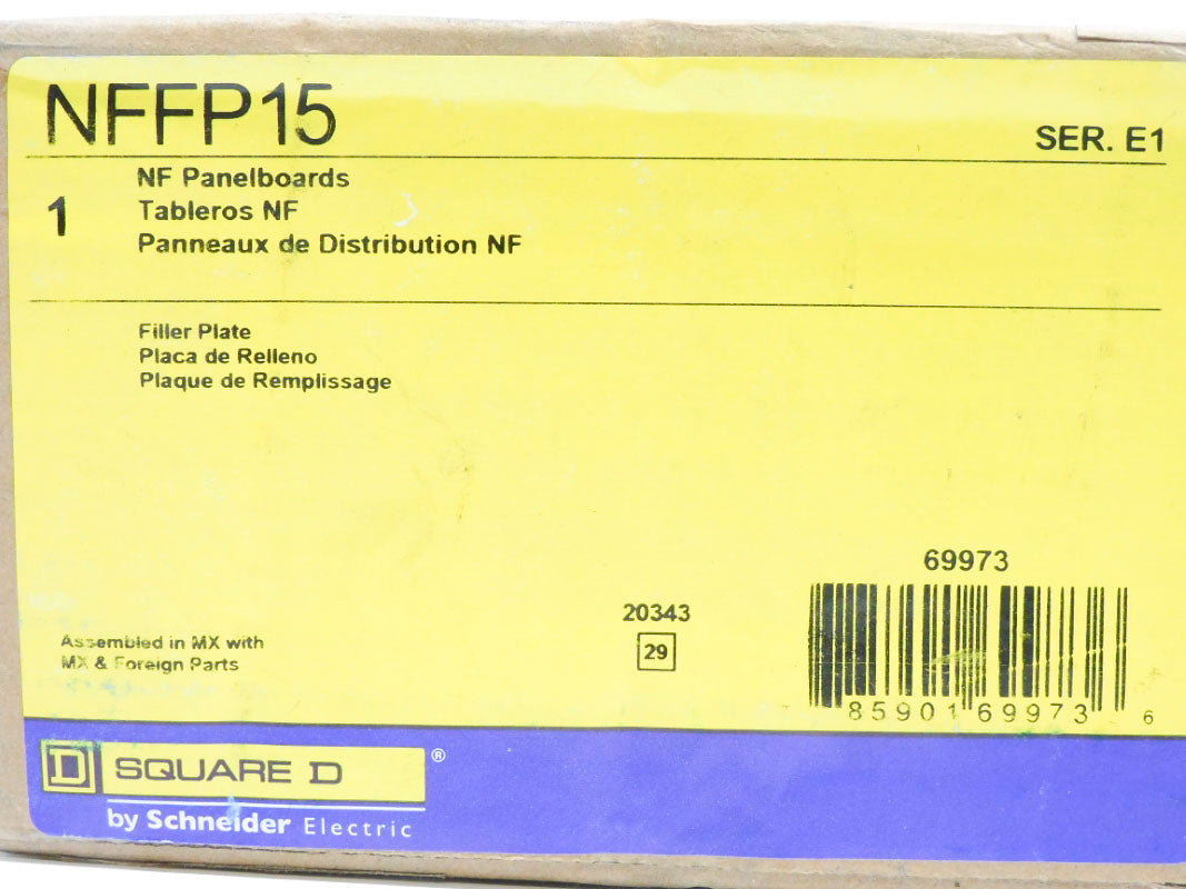SQUARE D NFFP15 SER. E1 (PKG OF 15) NSMP