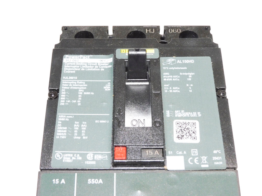 SQUARE D HJL36015 600V 15A NSMP