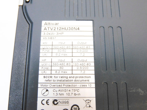 SCHNEIDER ELECTRIC ATV212HU30N4 380-480V 6.2A NSNP