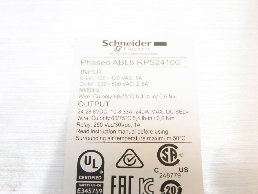 SCHNEIDER ELECTRIC ABL8RPS24100 NSMP
