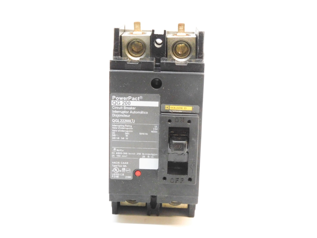 SQUARE D QGL22200LU 200 240V NSNP