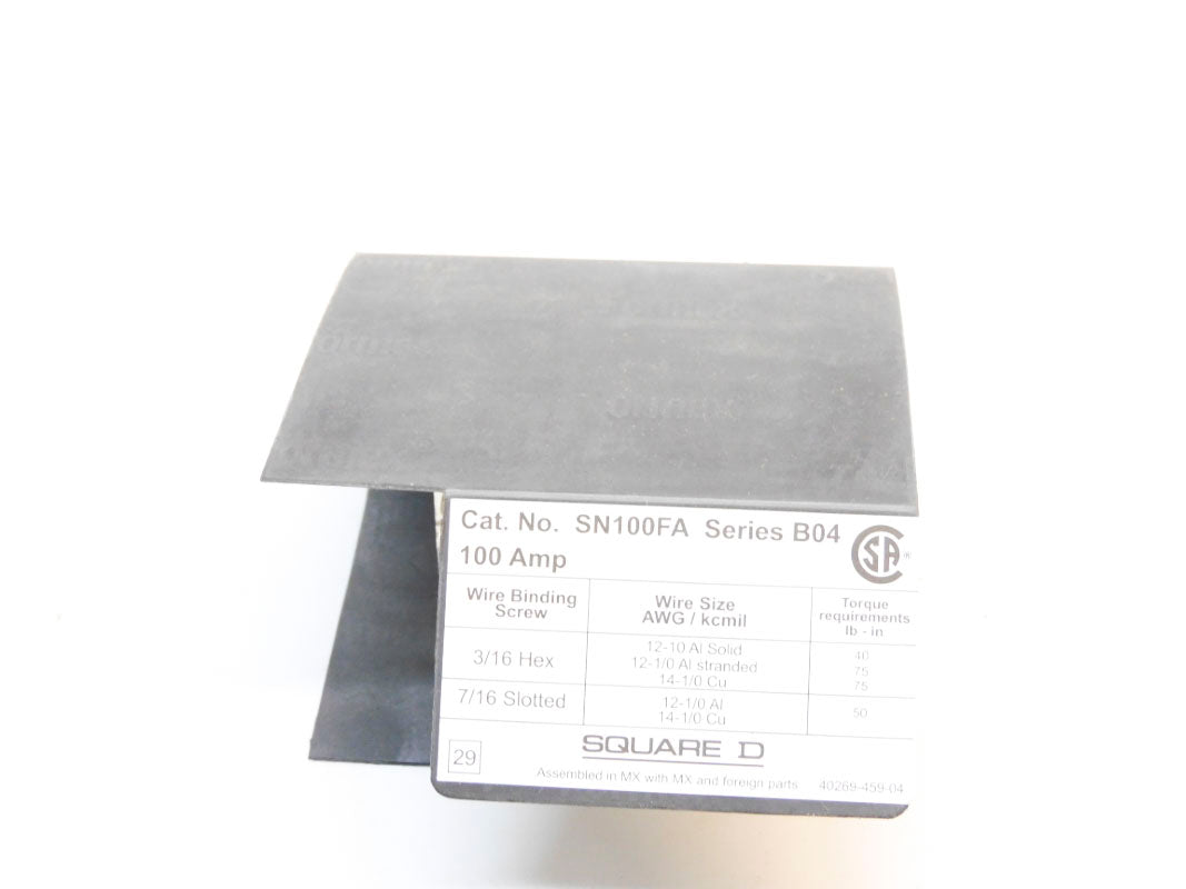 SQUARE D SN100FA SER. B04 NSMP