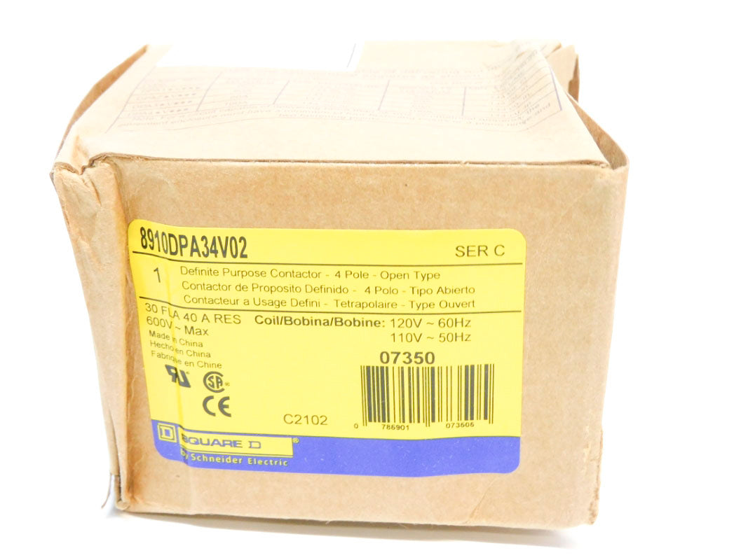 SQUARE D 8910DPA34V02 SER. C 110/120V (AS PICTURED) NSMP