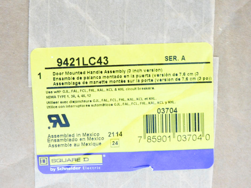 SQUARE D 9421LC43 SER. A NSFS