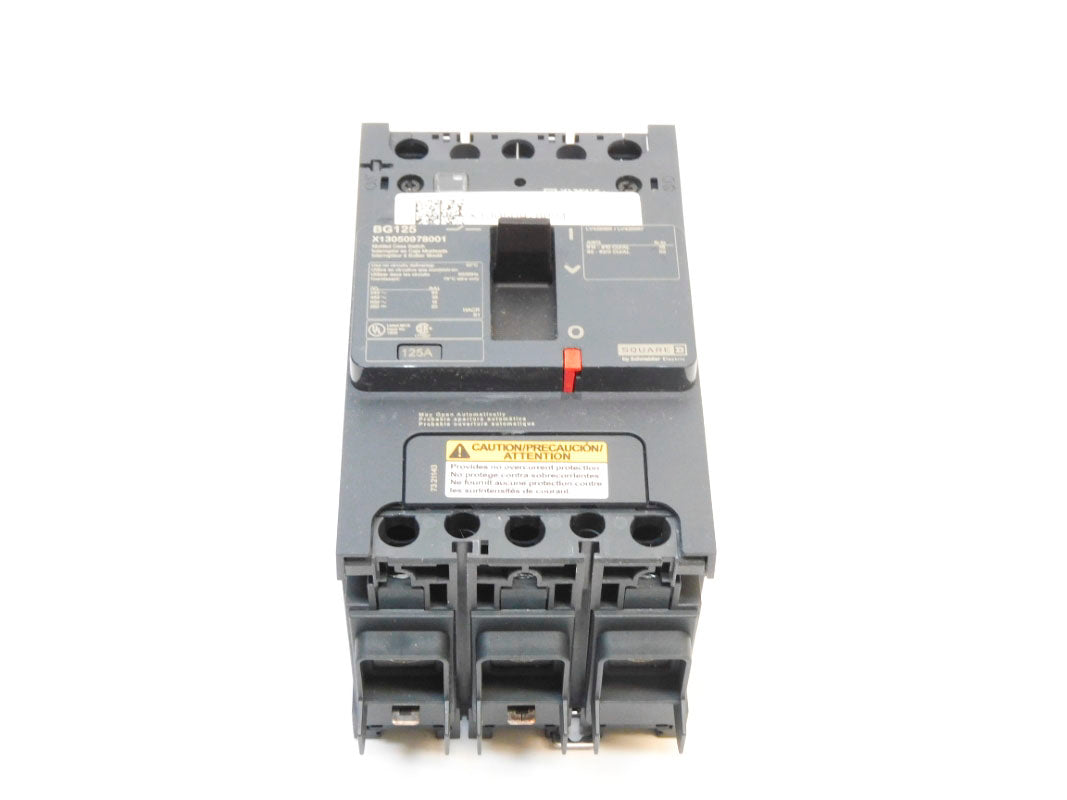 SQUARE D X13050978001 480V 125A NSMP