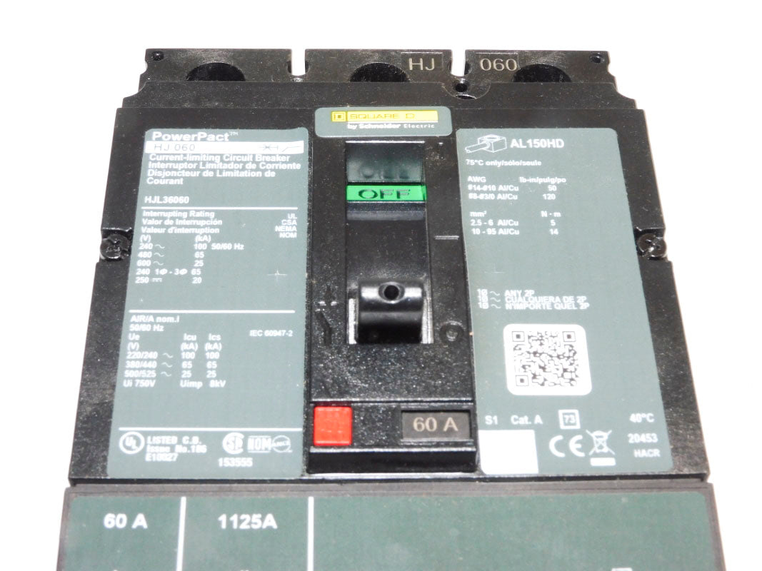 SQUARE D HJL36060 600V 60A NSMP