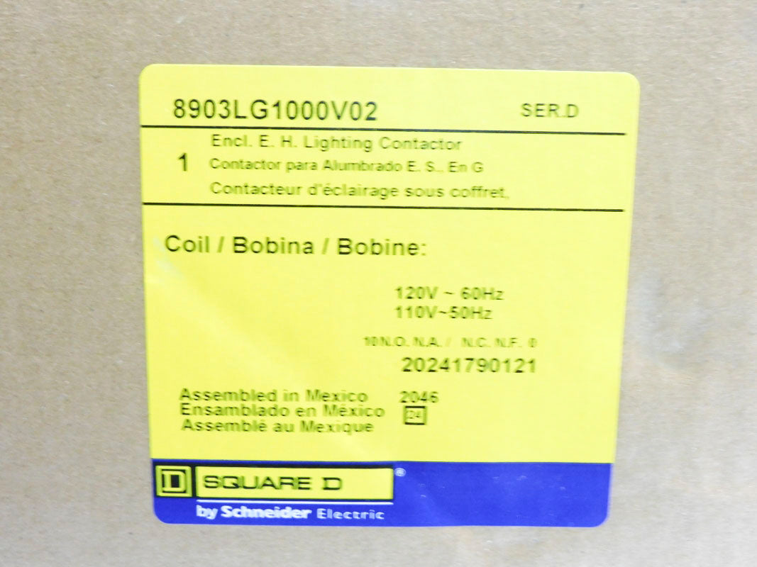 SQUARE D 8903LG1000V02 SER. D 110/120V NSMP
