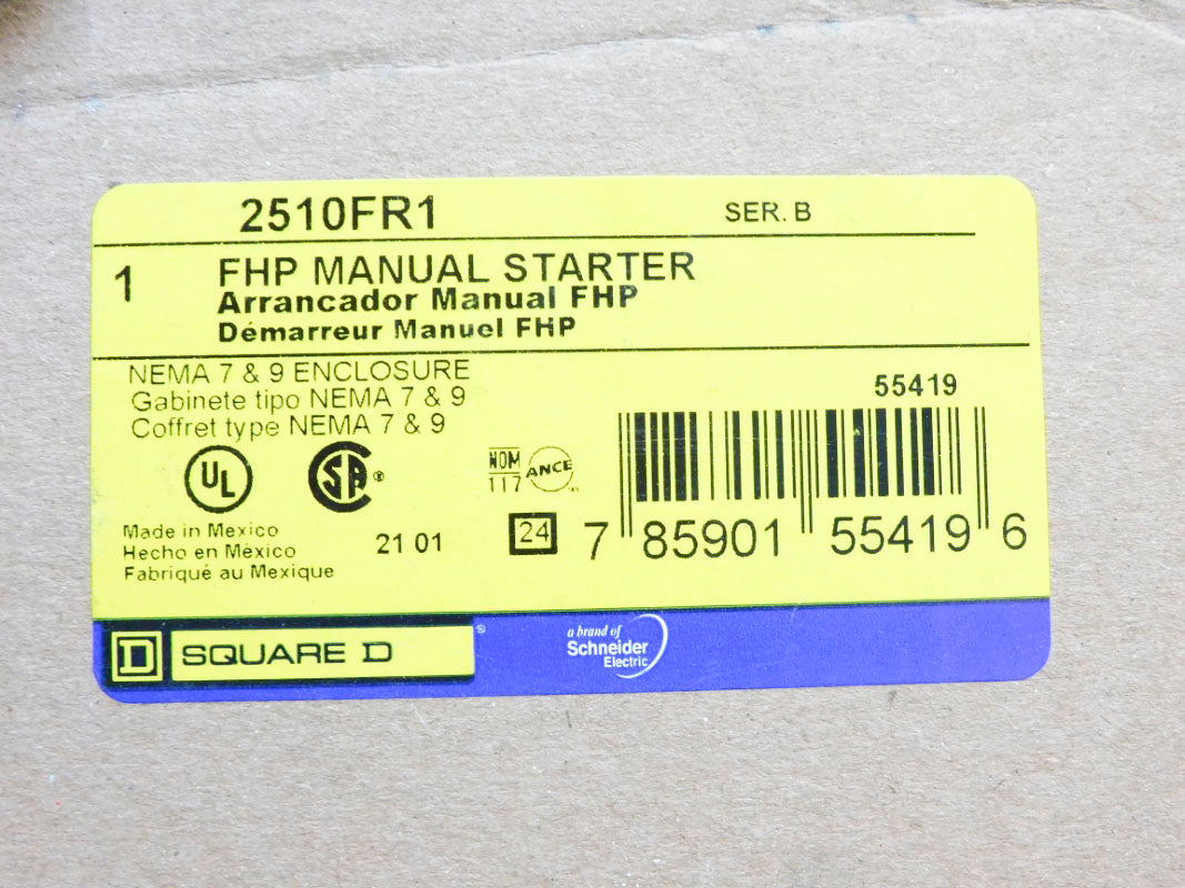SQUARE D 2510FR1 SER. B 115/277V NSMP