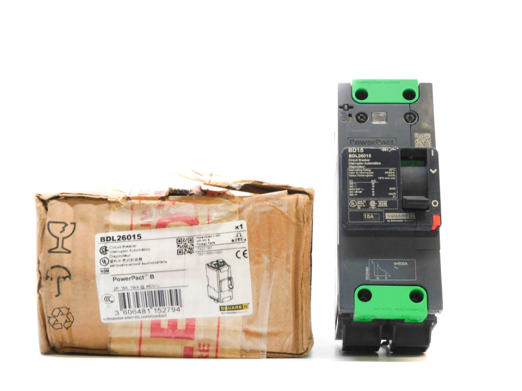SQUARE D BDL26015 15A 480V NSMP