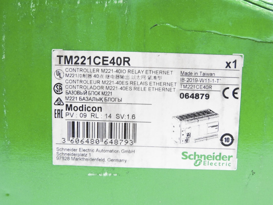 SCHNEIDER ELECTRIC TM221CE40R NSMP