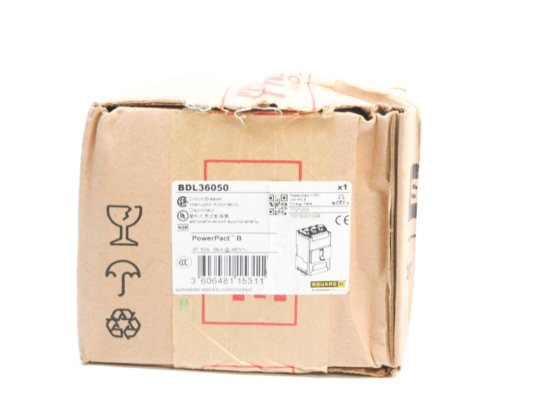 SQUARE D BDL36050 50A 480V NSFS