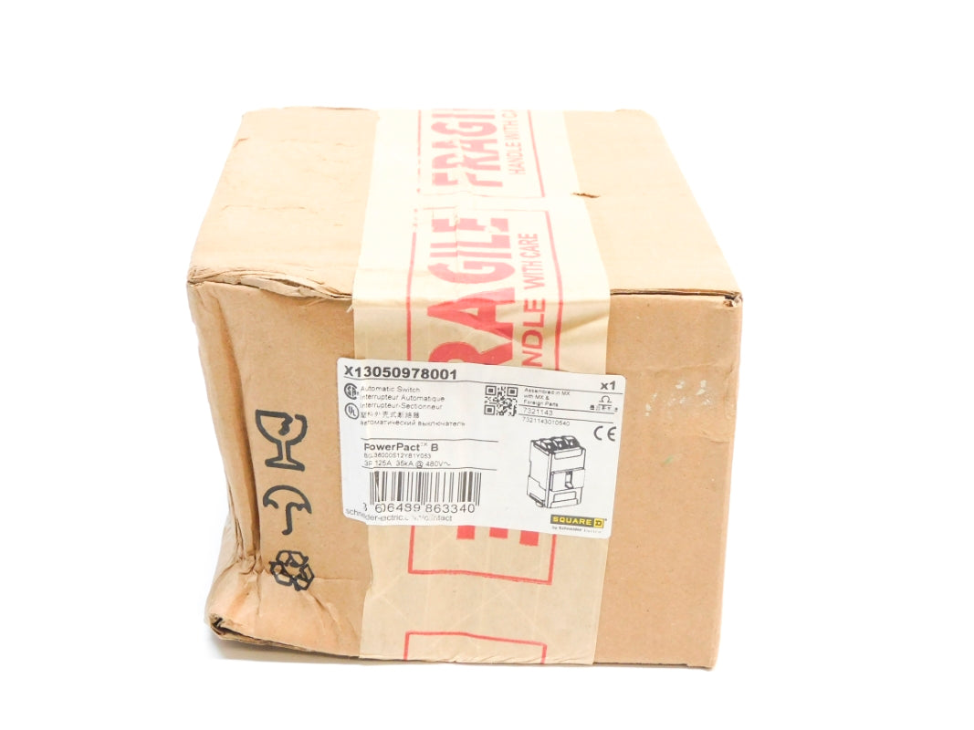 SQUARE D X13050978001 480V 125A NSFS