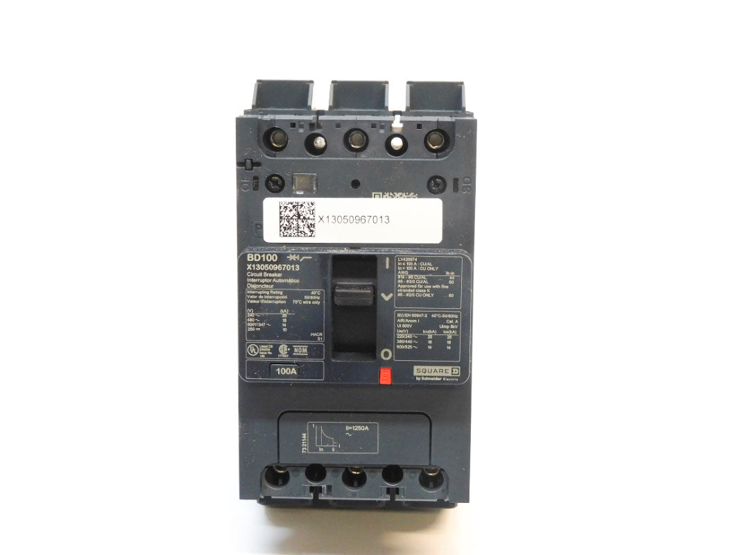 SQUARE D X13050967013 100A 480V NSMP