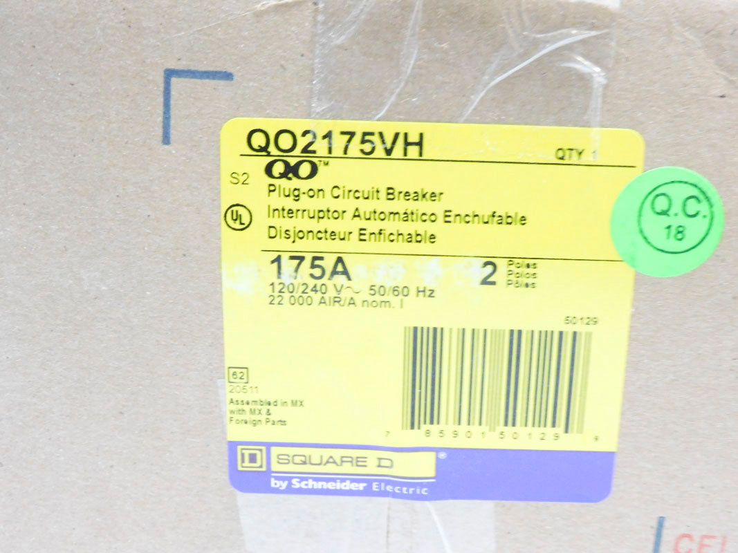SQUARE D QO2175VH 175A 120/240V NSMP