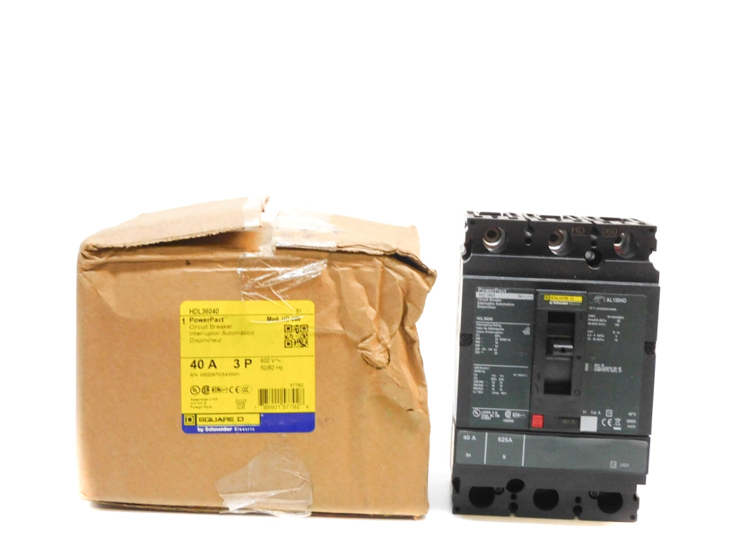 SQUARE D HDL36040 SER. 1 600V 40A NSMP