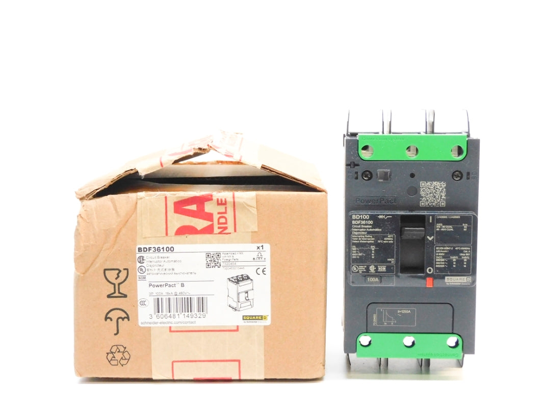 SQUARE D BDF36100 480V 100A NSMP