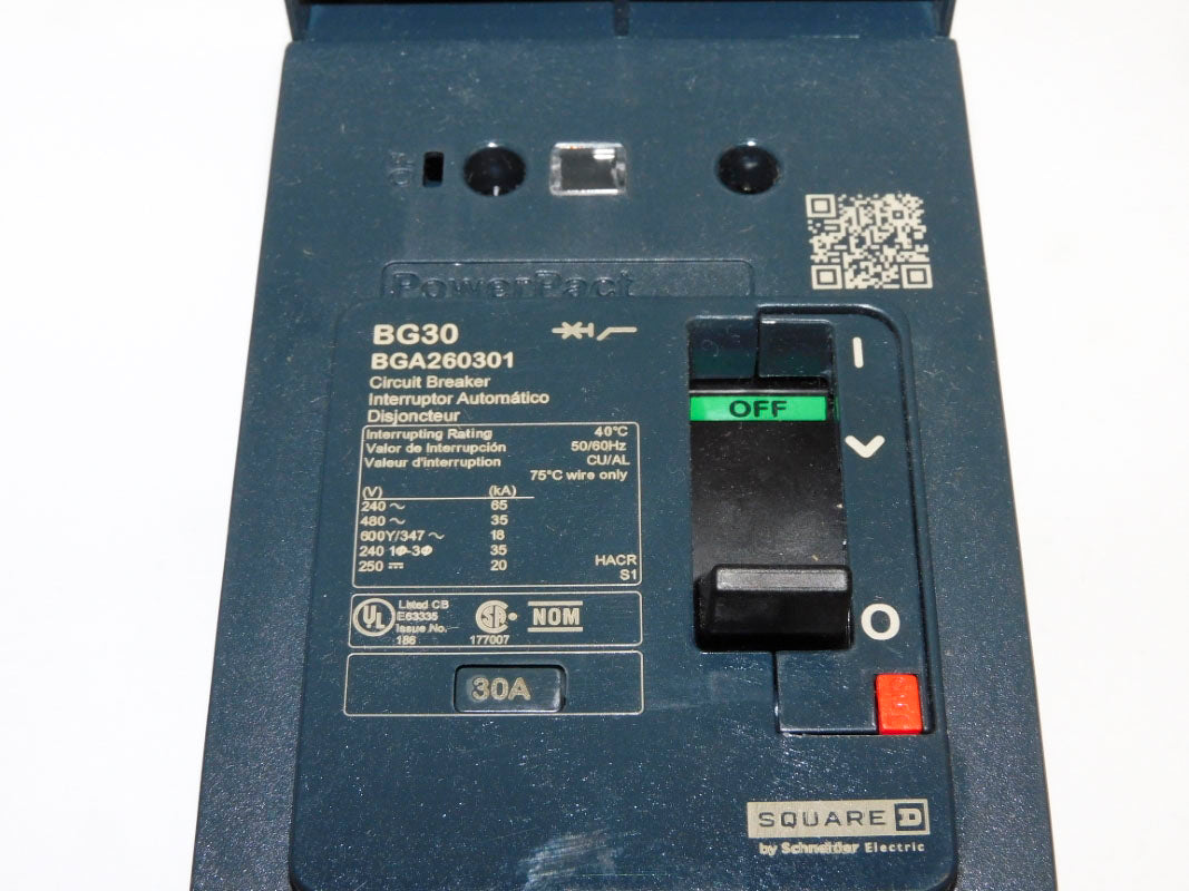 SQUARE D BGA260301 30A 480V (AS PICTURED) NSMP