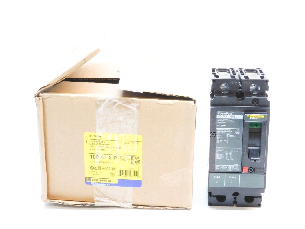 SQUARE D HDL26100 100A 600V NSMP